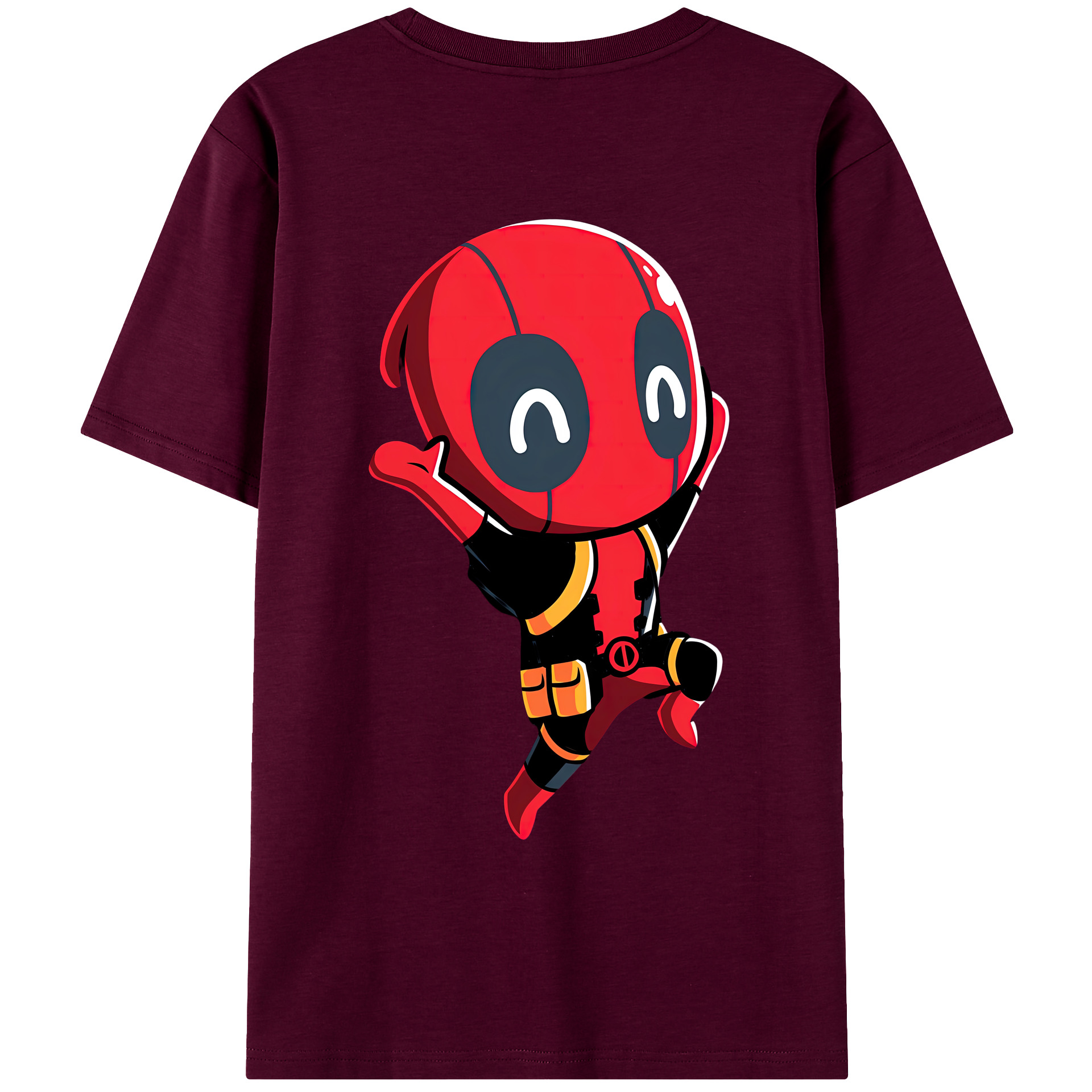 （画像用） Deadpool デッドプール レディース半袖Tシャツ(バックプリント)